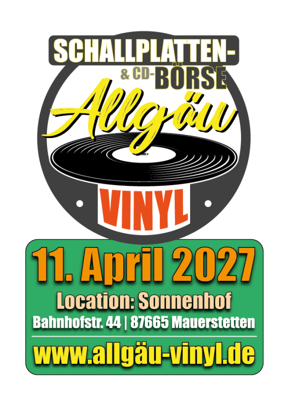 ALLGAEU VINYL Schallplattenboerse April 2027